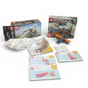 LEGO Technic Bush Plane 3 in 1 Flamingo Jurassic World Set READ Pieces Only